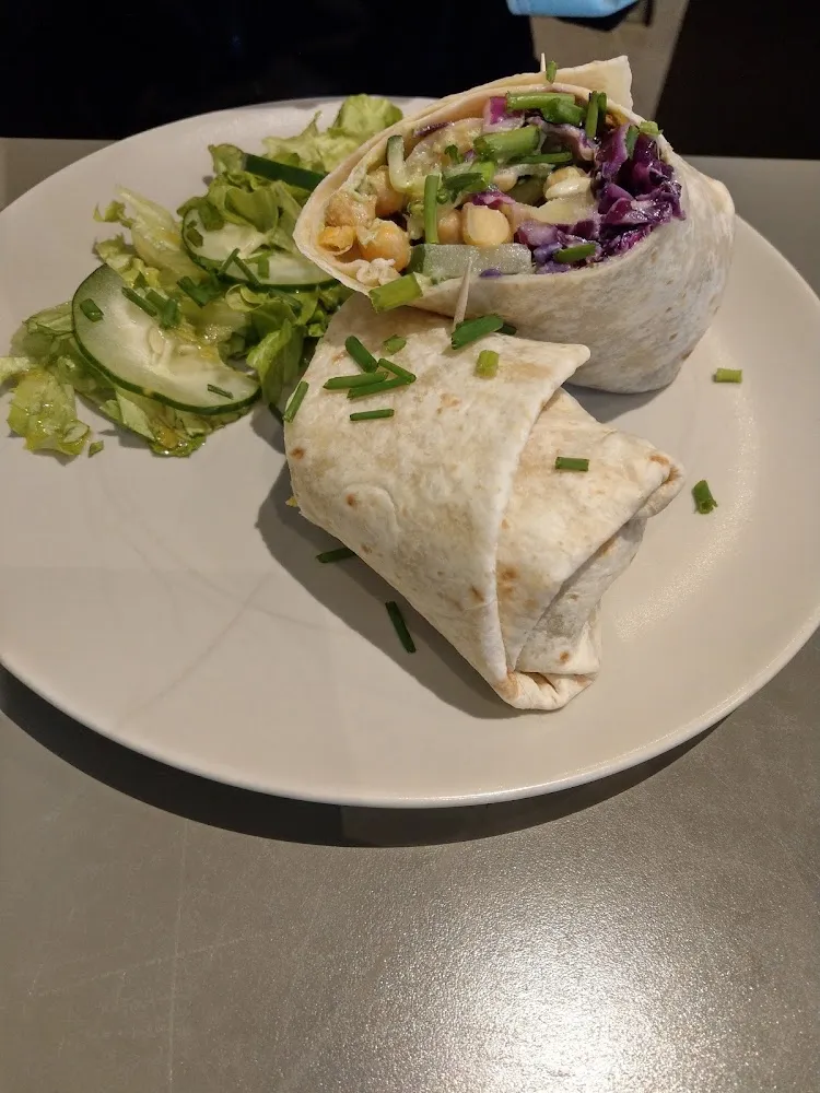 Super Wrap Du Jour Pois Chiche Concobre Chou Rouge Et Ciboulette